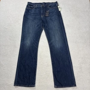 Lucky Brand Mens 181 Relaxed Straight Jeans Size 34x34 Candiani Italian Denim - Picture 1 of 13