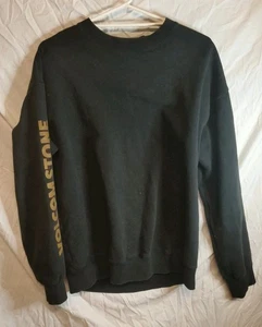 Men's VOLCOM Loose Fit Black Long Sleeve Pullover Sweater - Size S - Picture 1 of 2