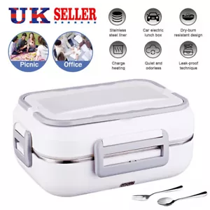 Portable Mini Microwave 12v/24v Heated Electric Lunch Box Food Warmer For Car - Picture 1 of 11