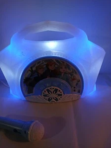 Disney Frozen II Sing Along Boombox Real Microphone Built in Music Player/ Works - Picture 1 of 17