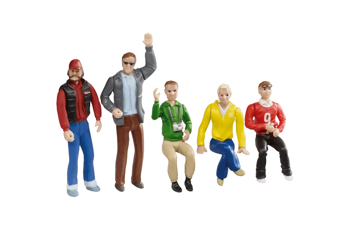 Carrera Evo/Digital 132 - Set of 5 figures, Spectators - image 1 of 1