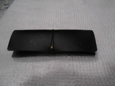 Ted Baker London Negro Carcasa Suave Plegable Cierre Envolvente Gafas Estuche Usado en Excelente Condición Foto 1 de 3
