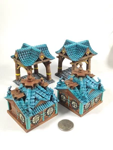 Strutture asiatiche Dungeons and dragons wargaming terreno D&D warhammer fantasy - Foto 1 di 1
