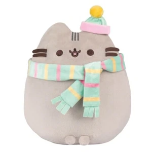 NEW Pusheen Cozy Winter Cute Beanie Scarf Cosy Cat Kitten Plush Super Soft Toy! - Picture 1 of 1