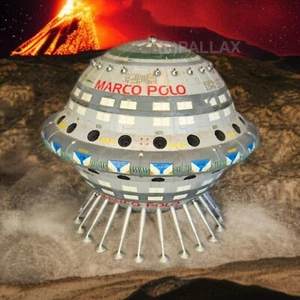 REVELL 04850 PERRY RHODAN SPACESHIP MARCO POLO PLASTIK-BAUSATZ GEBAUT - Bild 1 von 2