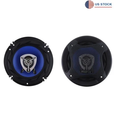 500W 1 Pair 6.5 Inch Car HiFi Coaxial Speaker Vehicle Door Audio Music Speakers - Image 1 of 4