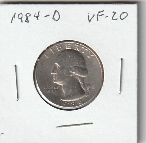 1984-D Washington Quarter Cover