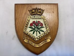 RFA OLMEDA WALL PLAQUE / SHIELD ( HAND PAINTED VERSION ) - Picture 1 of 8