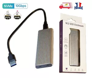 M2 NVME auf USB 3.1 NVME PCIE M/B 2230/2242/2260/2280 SSD Adapter Gehäuse - Bild 1 von 4