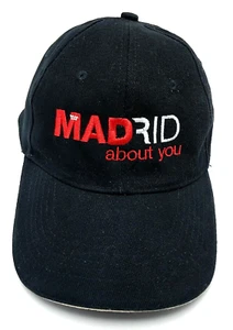 MADRID SPAIN hat black adjustable cotton cap - Picture 1 of 7