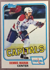 1981-82 Topps "Set Break" #E120 Dennis Maruk Washington Capitals - Picture 1 of 1
