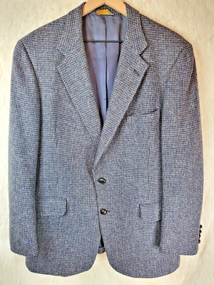 ABRIGO DEPORTIVO KUPP KUPPEHEIMER PARA HOMBRE LANA DE UN SOLO PECHO 47R 2 BOTONES HECHO EN EE. UU. DE COLECCIÓN Foto 1 de 4