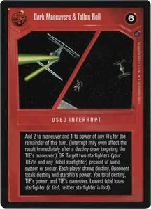 Dark Maneuvers & Tallon Roll (Reflections II) | Decipher Star Wars CCG | NM/LP - Picture 1 of 1