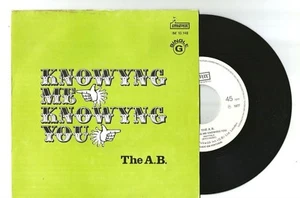THE A.B. - KNOWING ME KNOWING YOU (ABBA COVER)  7"/45 PORTUGAL POP 1977 RARE - Picture 1 of 2