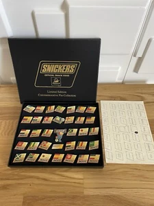 Vintage Snickers Commemorative Pin Collection France 98 World Cup Complete Mars - Bild 1 von 22