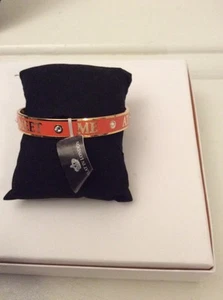 Brighton My Flat In London Haute Pooch Orange Gold Bangle Bracelet $38 #4 - Picture 1 of 2