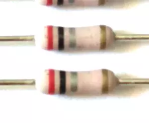 2 pcs 0.2 ohms (200 mOhms) 1W metal oxide resistor. MOSX1CT528RR20J - Picture 1 of 1