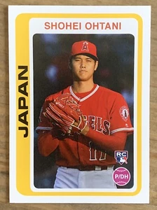 2018 Topps #107 Shohei Ohtani RC Throwback Thursday - Picture 1 of 2