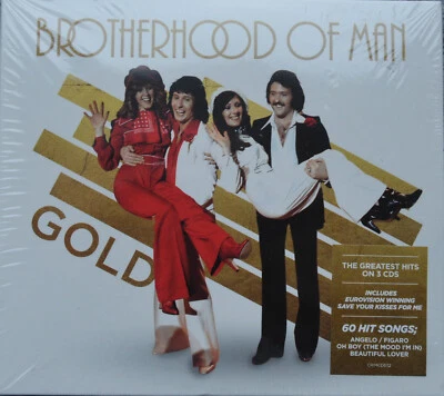 3CD⭐ BROTHERHOOD OF MAN – "Gold * The Greatest Hits" NEU in Folie - Bild 1 von 2