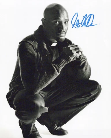 SETH GILLIAM   signed Autograph 20x25 cm "The Walking Dead" In Person Cover