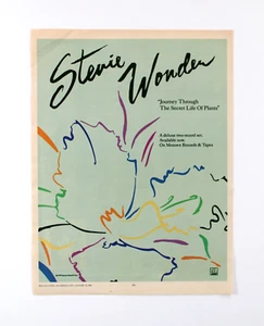 1979 Stevie Wonder Album Print Ad - Journey Secret Life of Plants Promo Art - Picture 1 of 2