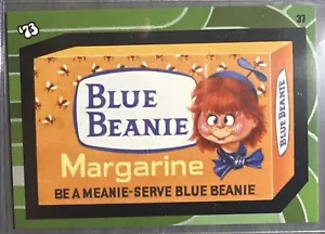 2023 WACKY PACKAGES FLASHBACK 1973 COUPON VARIANT back CARD #37 Blue Beanie - Picture 1 of 2