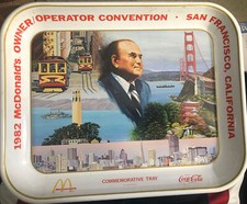 Vintage 1982 McDonald’s COCA COLA Commemorative Tray Limited Edition Coke 12x10