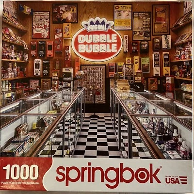 SEALED Springbok 1000 Piece Jigsaw Puzzle Vintage Store DUBBLE BUBBLE 24x30 USA - Image 1 of 4