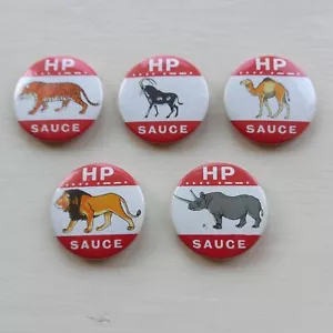 HP Sauce animal badges - Picture 1 of 12