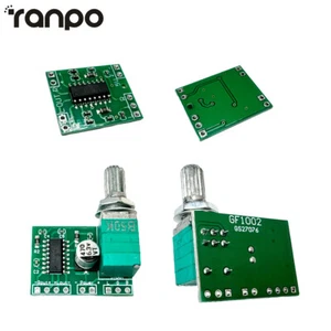 PAM8403 Class D Mini Digital Amplifier Module Board 2 x 3W Volume Control POT BC - Picture 1 of 12