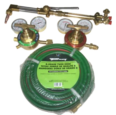 Forney Acetylene Torch Outfit Heavy Duty Fits Large Victor 2 1/2" Gauges CGA 510 - Image 1 of 4
