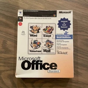 VTG Microsoft Office 1994 4.2 Standard for Microsoft Wondows SEALED 3.5 Diskette - Picture 1 of 4