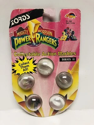 De Colección Mighty Morphin Power Rangers - 5 Canicas de Acción - Serie 2 - 1994 Saban - NUEVO Foto 1 de 4