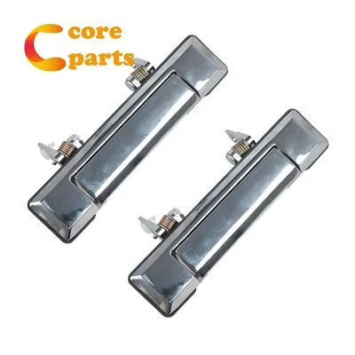 2x Manija de puerta de metal plateado L & R nueva apta para Toyota 4Runner 1984-1988 2,4 L 3,0 L Foto 1 de 4