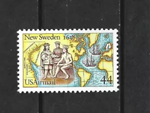 E.E.U.U. Año: 1988. Tema: 350ºANIV. DE FUNDACION DE NUEVA SUECIA. (Correo aéreo) - Imagen 1 de 1