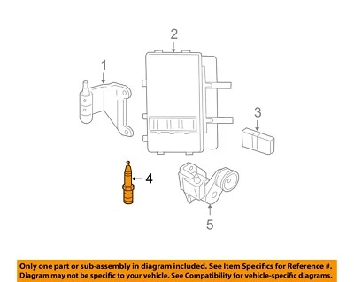 Sistema de ignição elétrica CHRYSLER OEM 99-07 Aspen - vela de ignição 68303918AA - Imagem 1 de 2