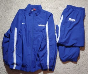 Nike University of Memphis Tigers Mens 3XL Tracksuit Windbreaker Jacket Pant Y2k - Picture 1 of 24