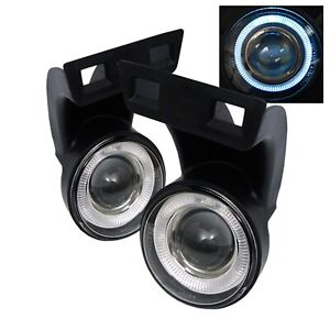 Spyder Auto Halo Projector Fog Lights-Black/Clear, for Dodge Ram; 5021274