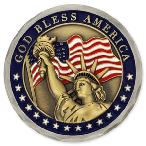 PinMart's United States God Bless America 3D Challenge Coin - Picture 1 of 3