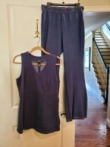 ROAM New York Brushed Denim Stretch 2-Teiler Hosenanzug Outfit - Größe M/L - Bild 1 von 9