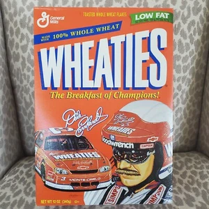 Vintage 1997 Wheaties cereal box Nascar Dale Earnhardt #3 GM Goodwrench - Picture 1 of 13