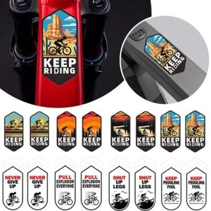 Fahrradrahmenaufkleber, Fahrrad-Oberrohraufkleber, wasserdichte Aufkleber R E1K9 - Picture 1 of 31