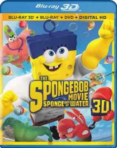 Bob Esponja : Un Heroe Fuera Del Agua 3D Blu Ray NEW SEALED W slip cover - Imagen 1 de 1