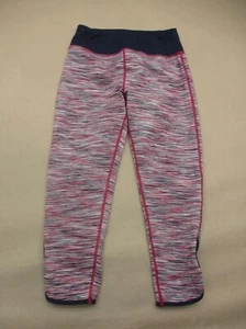 ZELLA Size L (10-12) Girls Multicolor Leg Cutout Mid Rise Gym Crop Leggings 403 - Picture 1 of 8