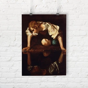 Caravaggio: Narcissus. Fine Art Print/Poster - Picture 1 of 1