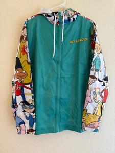 Nickelodeon Hey Arnold Men's Windbreaker Jacket, Medium - Picture 1 of 9