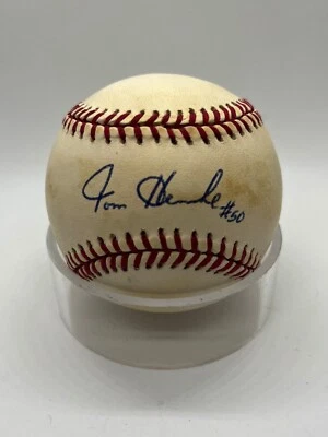 Tom Henke Toronto Blue Jays Signed Autograph OMLB Baseball PSA DNA *52 - Image 1 of 2