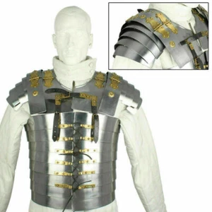 Lorica segmentata avec bracelet en cuir Reconstitution d'armure romaine en... - Picture 1 of 3