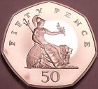 Gem Cameo Proof Great Britain 2001 50 Pence~Proofs R Best Coins~Free Shipping