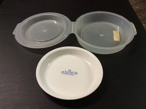 Corning Ware Blue Cornflower P-309 Tortenform mit P-309-PC Träger (Top) - Bild 1 von 10